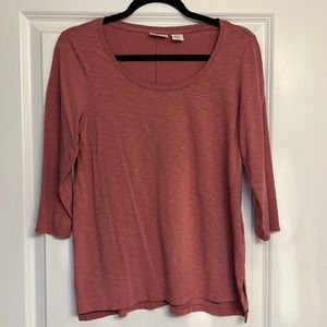 Beacan Cove Pink Elbow Sleeve Shirt